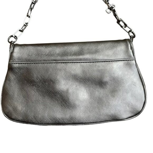 Tory Burch Metallic Purse With Shoulder Chain Bag - Picture 7 of 10